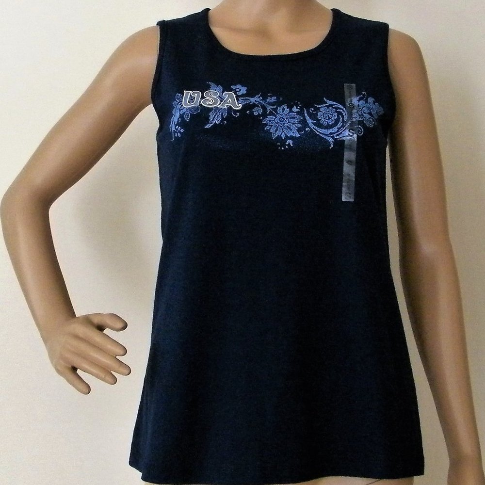 Patriotic Tank Top Misses Fourth of July Sparkle